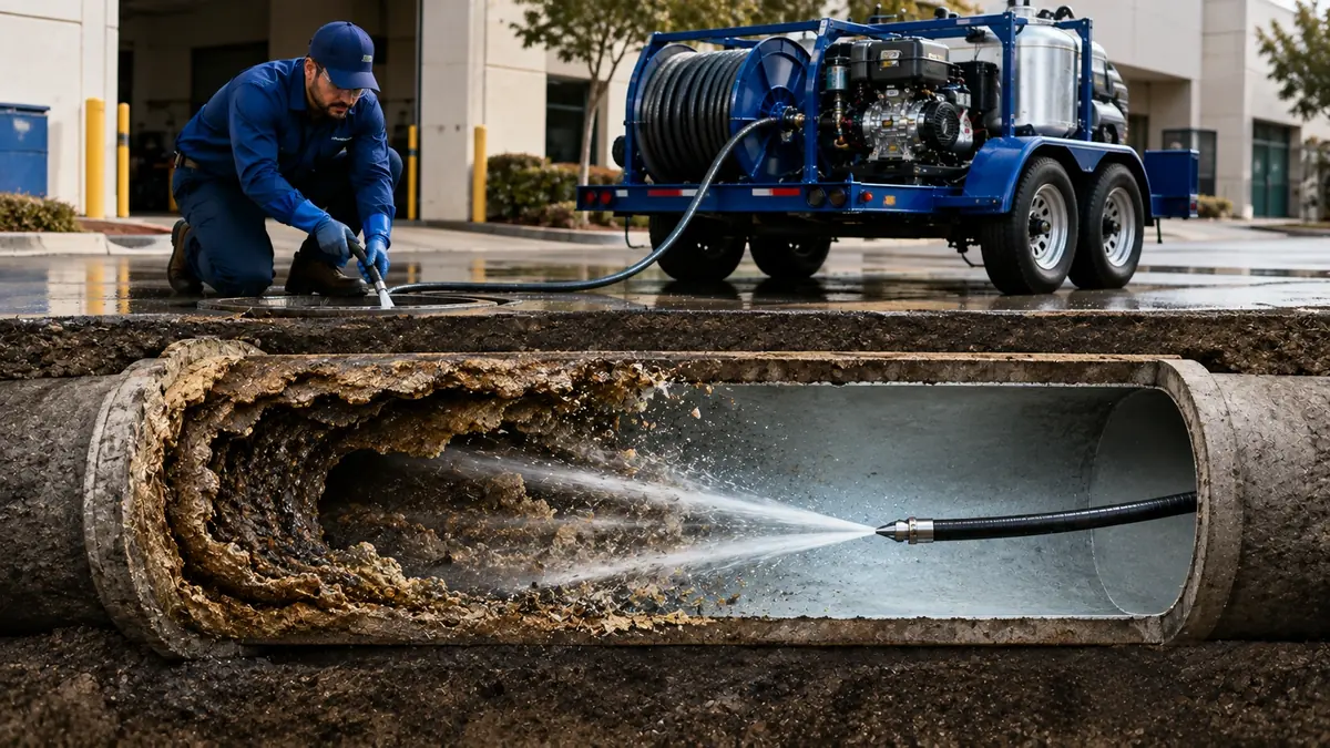 Sewer Pipe Descaling in Rimforest